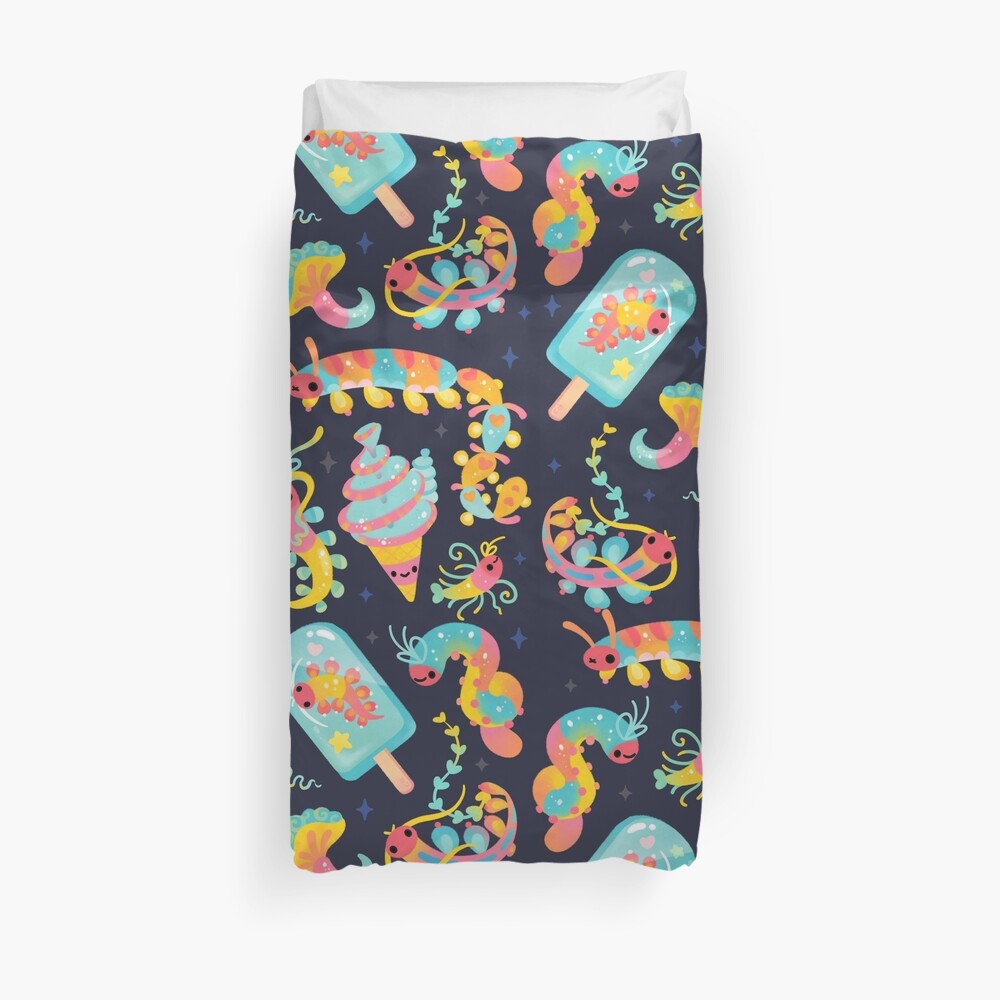 Jelly Polychaete worm Duvet Cover