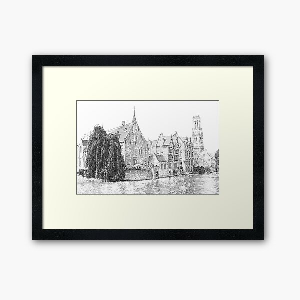 Item preview, Toerism Bruges - inkingArt designed and sold by Aurealis Creatief.