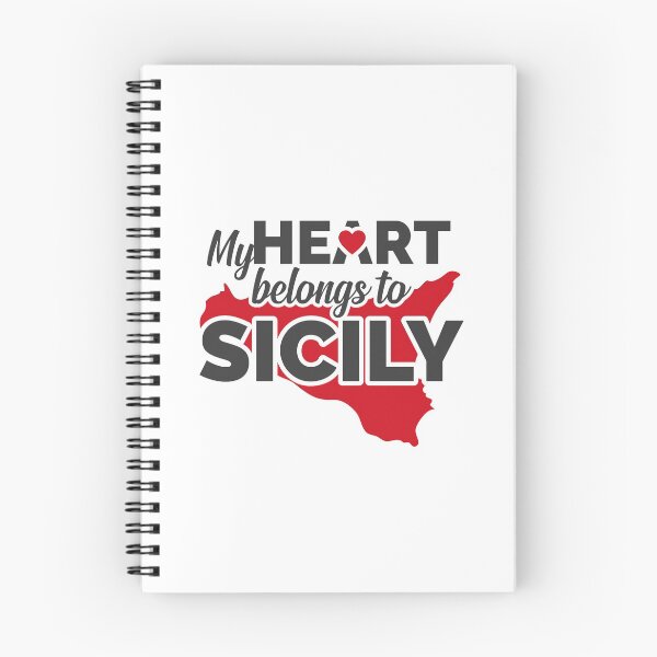 Item preview, My Heart Belongs To Sicily - Red designed and sold by campobellezza.