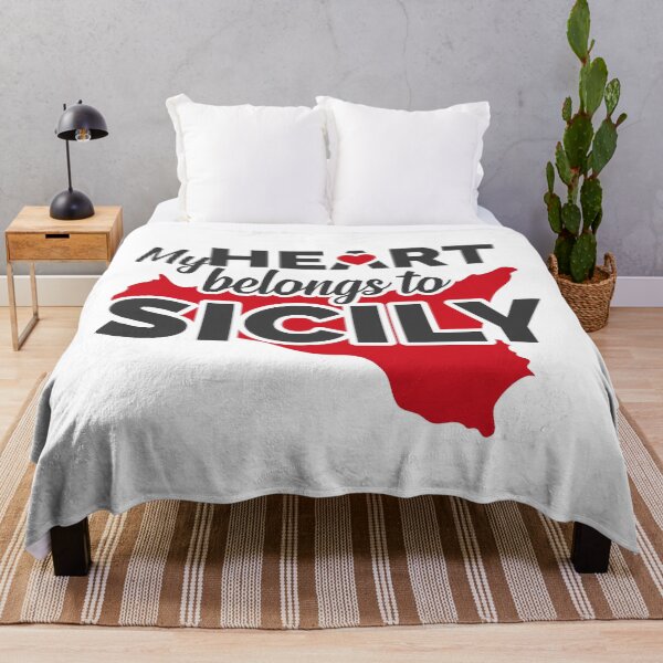 Item preview, My Heart Belongs To Sicily - Red designed and sold by campobellezza.