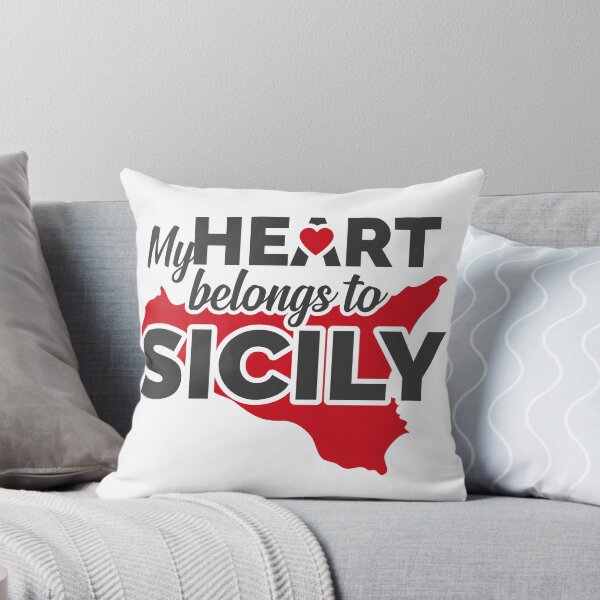 Item preview, My Heart Belongs To Sicily - Red designed and sold by campobellezza.