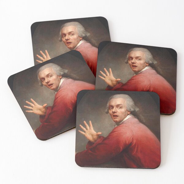 Item preview, Joseph Ducreux - Self-portrait in Surprise and Terror designed and sold by ArtExpression.