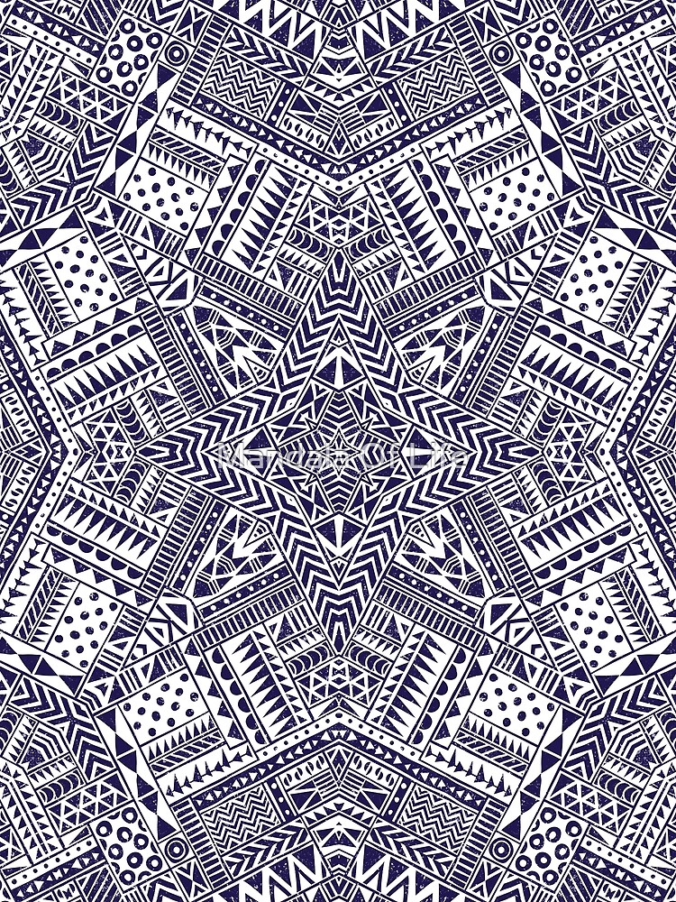 Thumbnail 3 of 3, Scarf, Indigo Child 1 designed and sold by PatternsofLife.