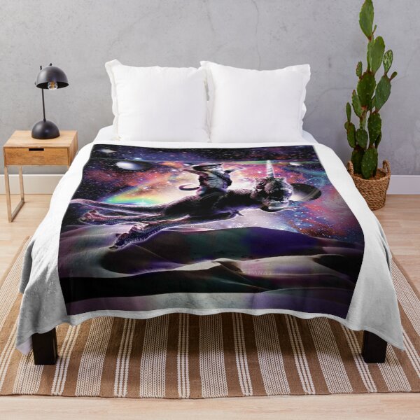 Item preview, Galaxy Cat On Dinosaur Unicorn In Space designed and sold by SkylerJHill.