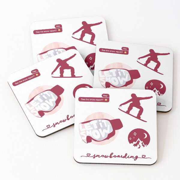 Item preview, Maroon Watercolor Snowboarding Pack designed and sold by The-Goods.
