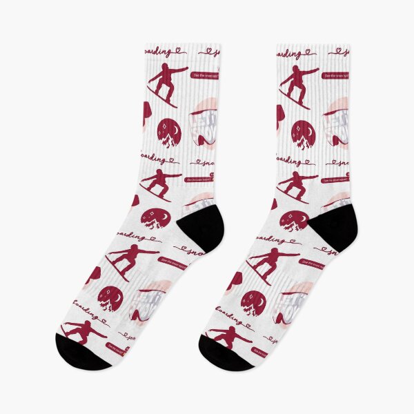 Item preview, Maroon Watercolor Snowboarding Pack designed and sold by The-Goods.