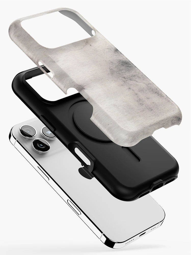 Thumbnail 2 of 4, iPhone Case, black rectangle designed and sold by In-Some-Between.