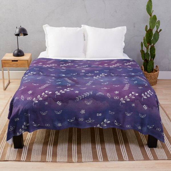 Item preview, Purple Violet Watercolor Floral Cute Illustrations Art designed and sold by Soumya S. Mohanty.