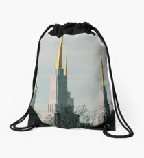 Triple Spires ^ Drawstring Bag