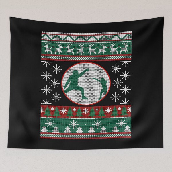 Item preview, Fencing ugly christmas gift idea Fencing lover designed and sold by LoveEveryWear.