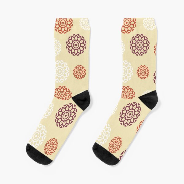 Abstract Block Art Socks