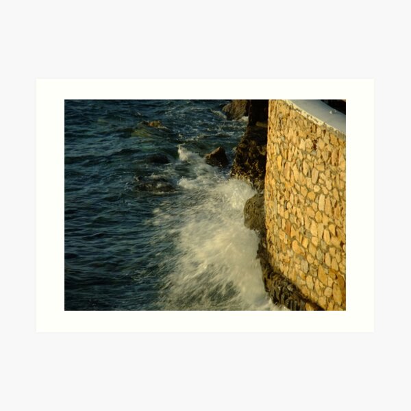 Morning splash Art Print