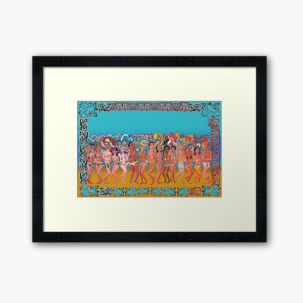 Vista previa del artículo con la obra «Bailando en el playa 4», diseñado y vendido por Diego Manuel Rodriguez.