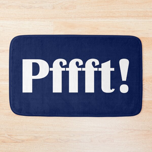 Item preview, Pffft! - white type designed and sold by bluehair.