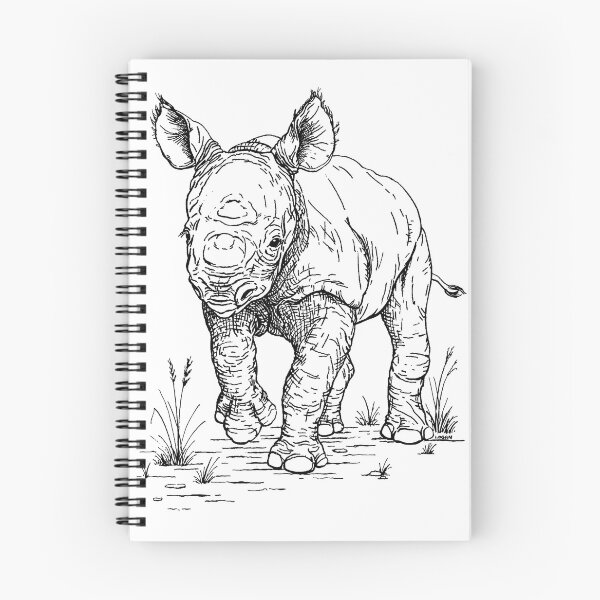 Item preview, "Baby Rhino" designed and sold by TheCollywobbles.