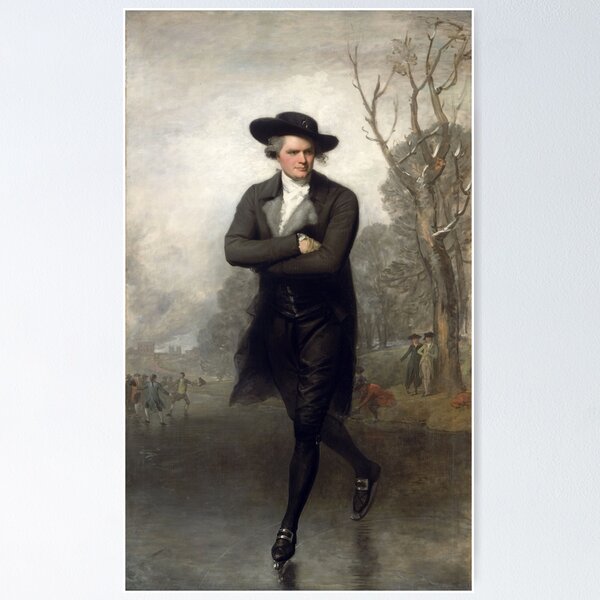 Item preview, Gilbert Stuart - The Skater - Portrait of a Gentleman Skating designed and sold by ArtExpression.