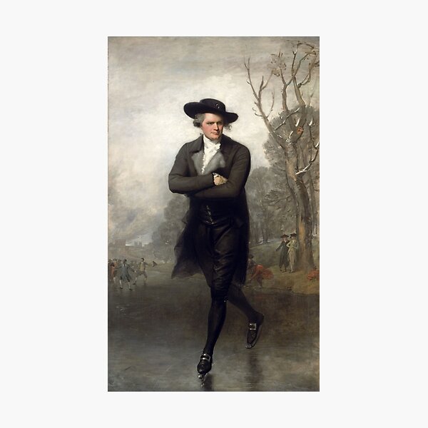 Item preview, Gilbert Stuart - The Skater - Portrait of a Gentleman Skating designed and sold by ArtExpression.