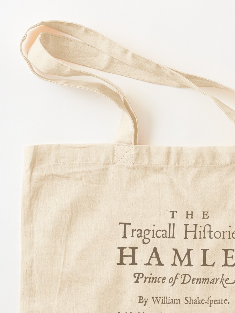 Alternate view of Shakespeare, Hamlet 1603 Tote Bag
