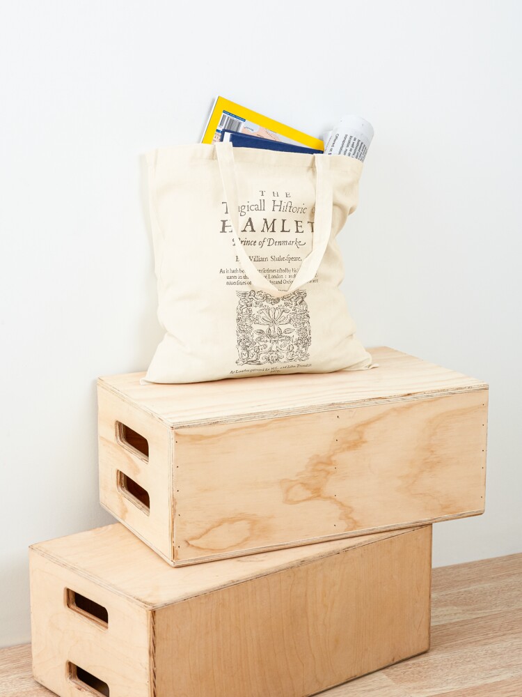 Alternate view of Shakespeare, Hamlet 1603 Tote Bag
