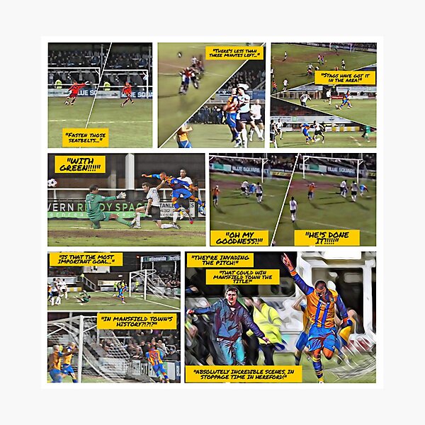 Matt Green - Hereford comic strip - Stevo commentary Photographic Print