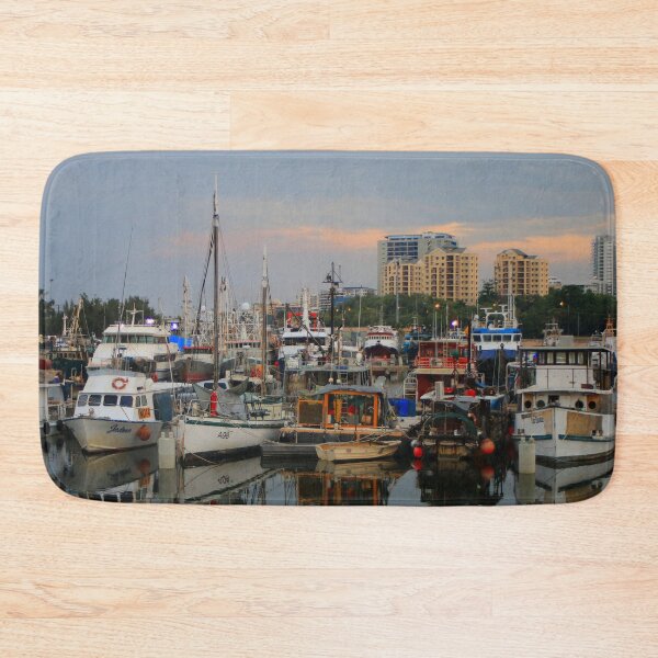 Item preview, Darwin fishing boats, evening, Australia designed and sold by FranWest.