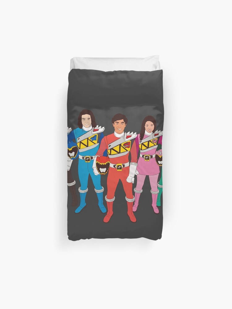 Power Rangers Dino Charge Team Duvet Cover By Mimietrouvetou