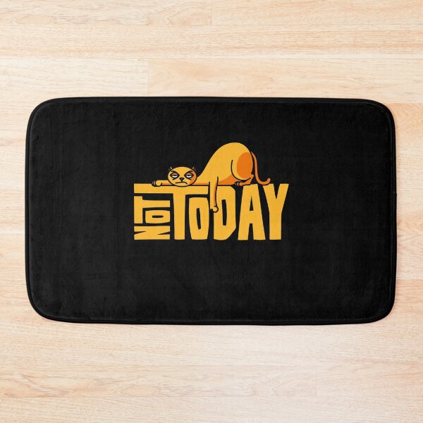 Item preview, Not Today, cat lazy laziness designed and sold by tonstan.