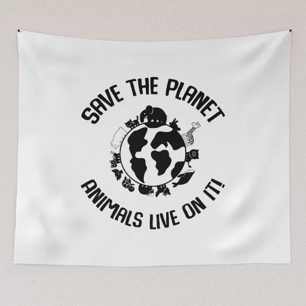Item preview, Save the Planet animals live on it! designed and sold by Berrywolf.