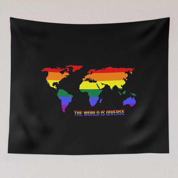Item preview, The world is diverse LGBT designed and sold by kailukask.