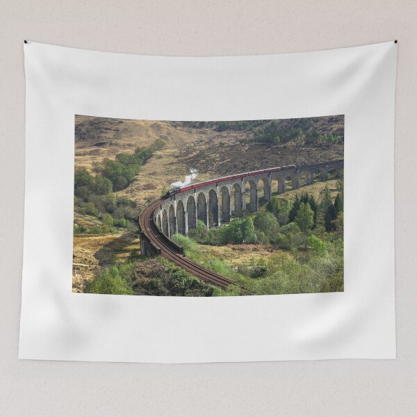 Item preview, The Jacobite Steam Train, Glenfinnan Viaduct, Scotland designed and sold by AlbaPhotography.