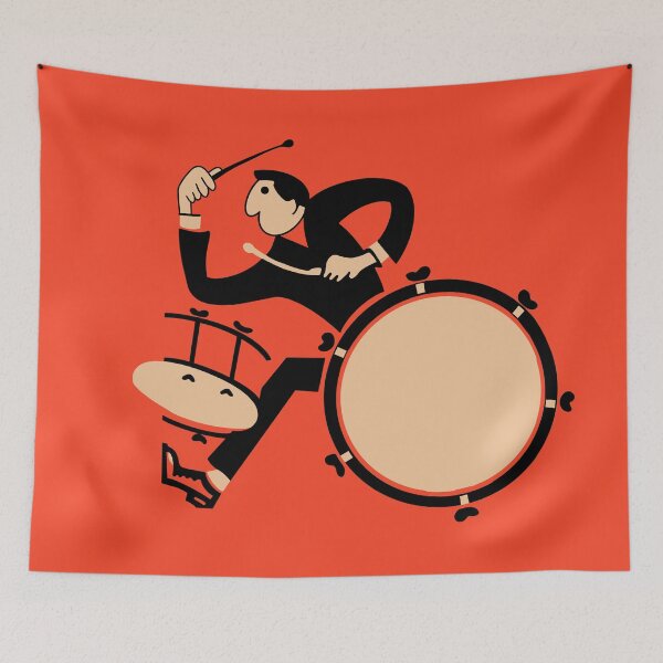 Item preview, The Drummer designed and sold by rogue-design.