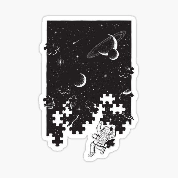 Space Puzzle Sticker