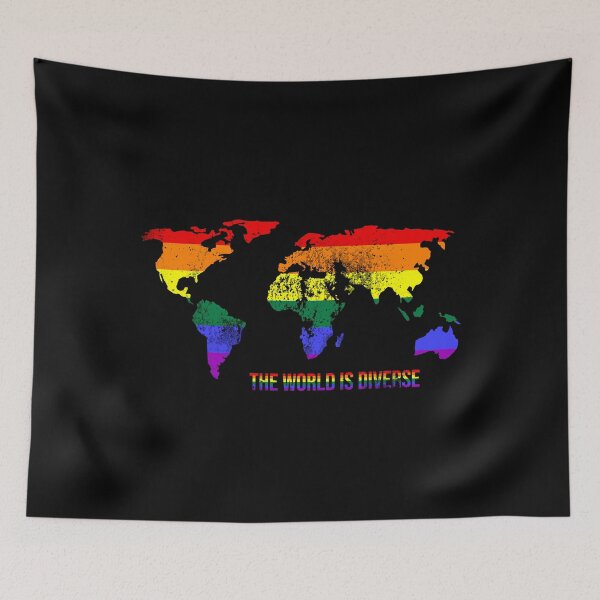 Item preview, The world is diverse LGBT designed and sold by kailukask.