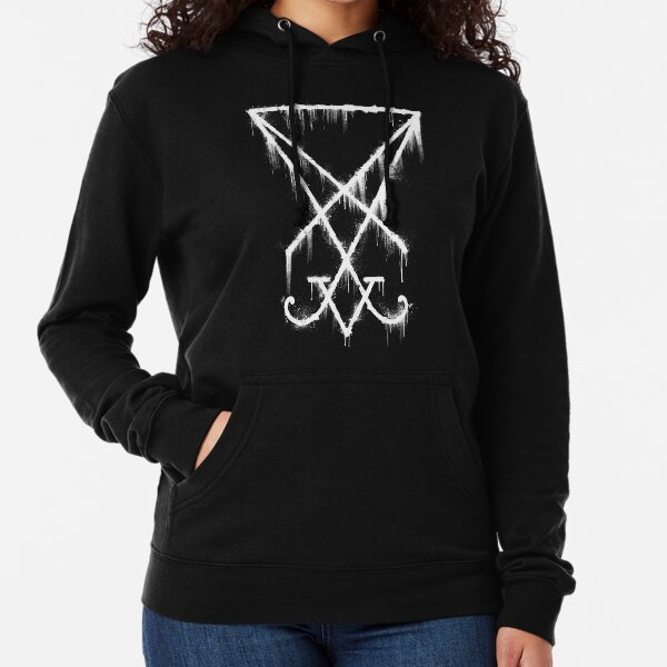 Item preview, Lucifer Sigil - The Devil's Symbol White Grunge designed and sold by GrizzlyGaz.
