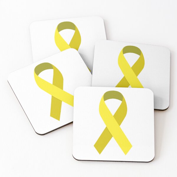 Item preview, Yellow Awareness Ribbon designed and sold by eulonix.