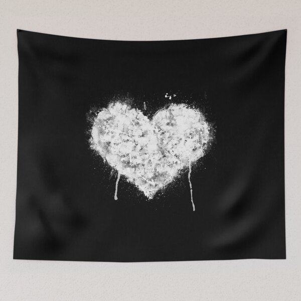 Item preview, Grunge Heart - White designed and sold by GrizzlyGaz.