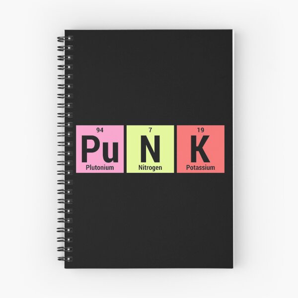 Item preview, Punk Spelled as Periodic Table Elements - Science Design designed and sold by ramiro.