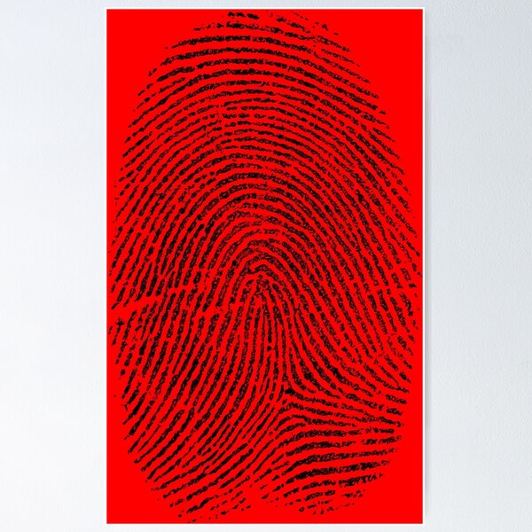 Item preview, Identity Fingerprint Black designed and sold by GrizzlyGaz.