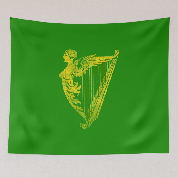 Item preview, Irish Harp Heraldry - Gold Weathered designed and sold by GrizzlyGaz.