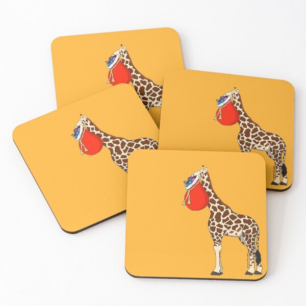 Item preview, Christmas Giraffe Delivery designed and sold by Loadofolbobbins.