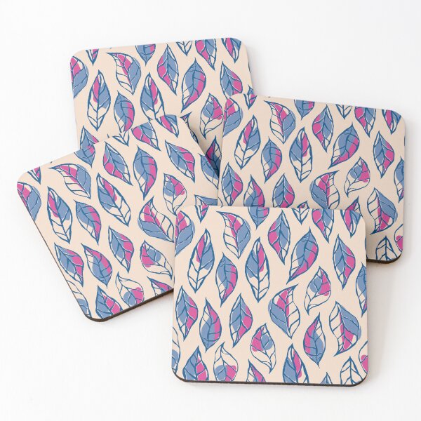 Item preview, Abstract Falling Leafs Peach designed and sold by Ruby The Illustrator.