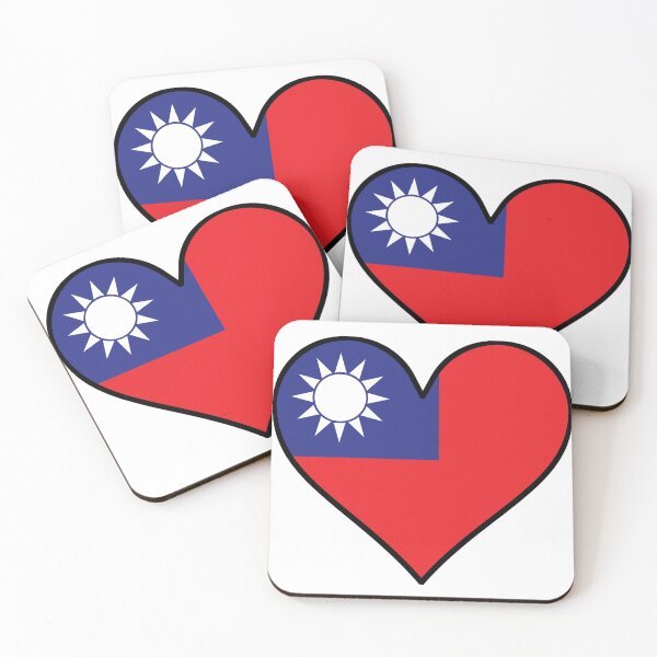Item preview, Taiwanese Flag Heart designed and sold by ReallyAwesome.