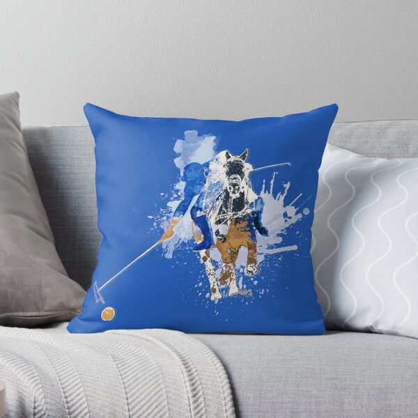 poloplayer bluebrown Dekokissen