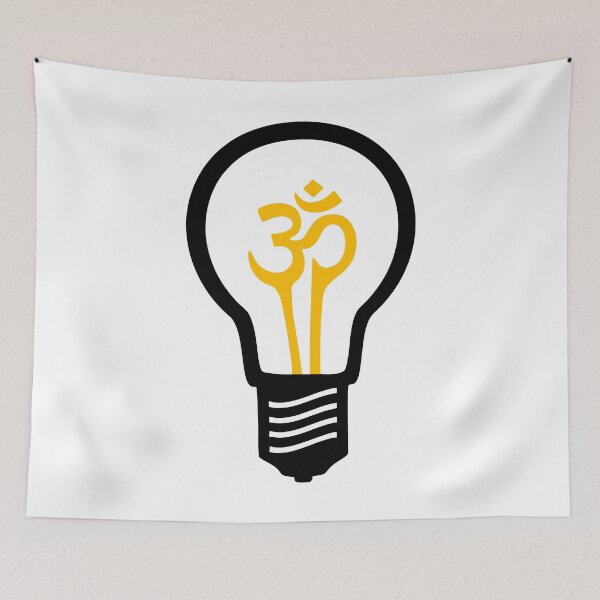 Item preview, Om Symbol Light bulb designed and sold by XOOXOO.