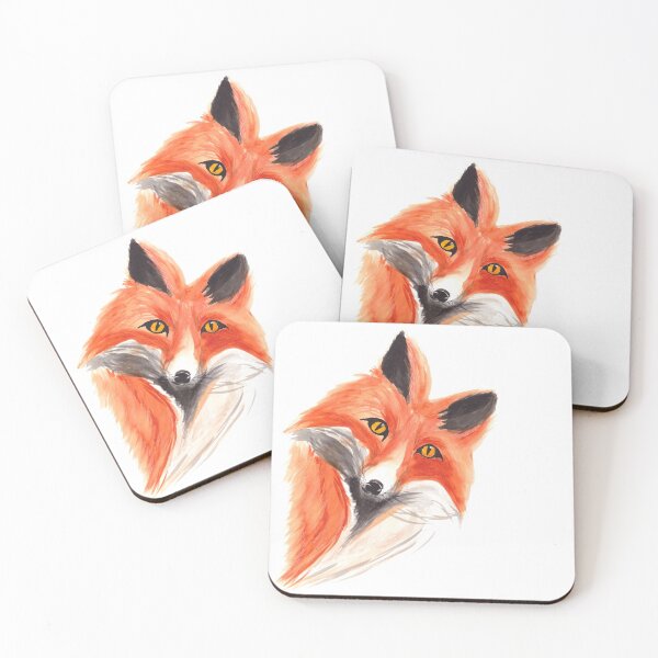 Item preview, Fox - Hand painted with watercolors designed and sold by jitkaegressy.