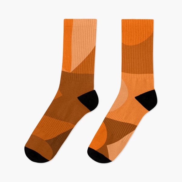 Item preview, Retro Geometric Shapes Pattern in Burnt Orange and Terracotta designed and sold by JuneJournal.