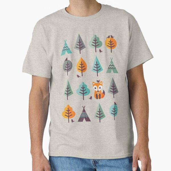 Item preview, Fox in the Forest on Gray designed and sold by Daisy Beatrice.