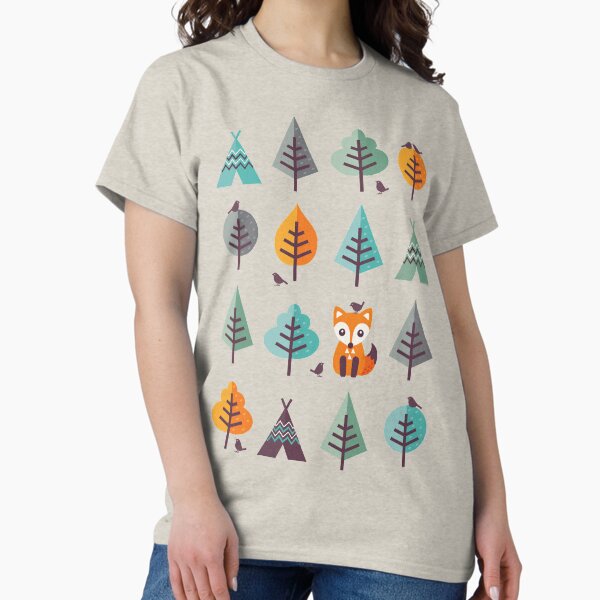 Item preview, Fox in the Forest on Gray designed and sold by Daisy Beatrice.