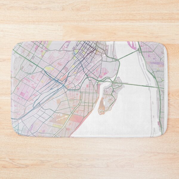 Item preview, Montreal Map, Montreal Canada, Travel, Traveler Gift  designed and sold by TheRedFinch.