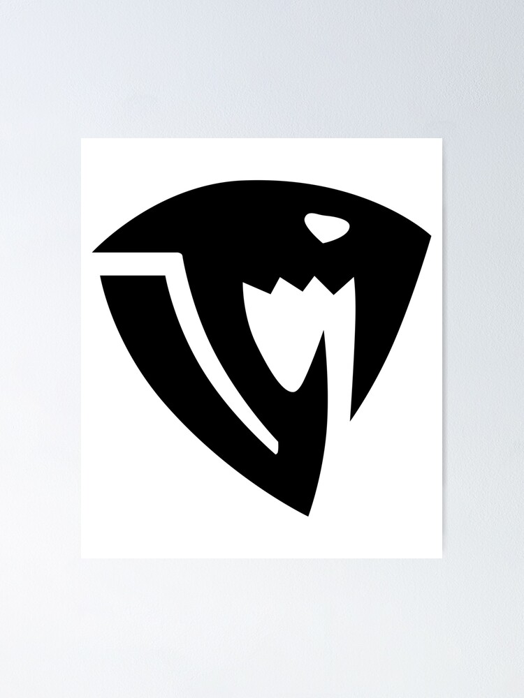 Fairy Tail Sabertooth Symbol Poster By Elizaldesigns Redbubble